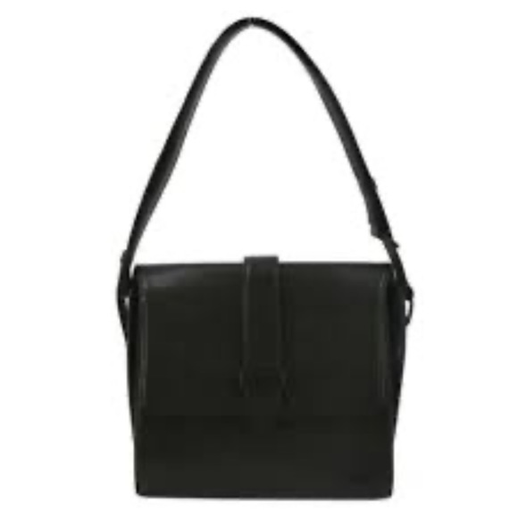 **CHANEL** Authentic Black Caviar Leather Shoulder Bag - Picture 4 of 12